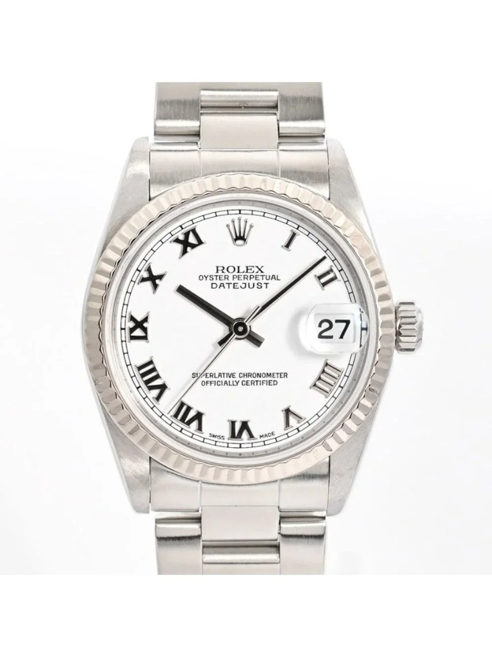 Rolex Watch Datejust White Gold